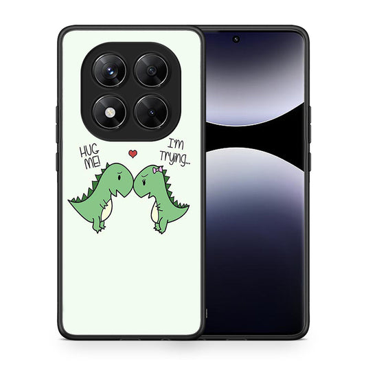 Θήκη Xiaomi Redmi Note 14 Pro 5G / Poco X7 Rex Valentine από τη Smartfits με σχέδιο στο πίσω μέρος και μαύρο περίβλημα | Xiaomi Redmi Note 14 Pro 5G / Poco X7 Rex Valentine case with colorful back and black bezels