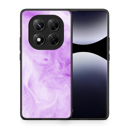 Θήκη Xiaomi Redmi Note 14 Pro 5G / Poco X7 Lavender Watercolor από τη Smartfits με σχέδιο στο πίσω μέρος και μαύρο περίβλημα | Xiaomi Redmi Note 14 Pro 5G / Poco X7 Lavender Watercolor case with colorful back and black bezels