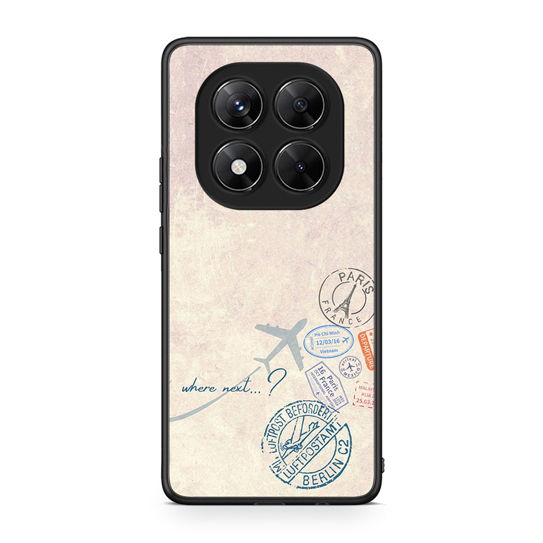 Xiaomi Redmi Note 14 Pro 5G / Poco X7 Where Next Θήκη από τη Smartfits με σχέδιο στο πίσω μέρος και μαύρο περίβλημα | Smartphone case with colorful back and black bezels by Smartfits