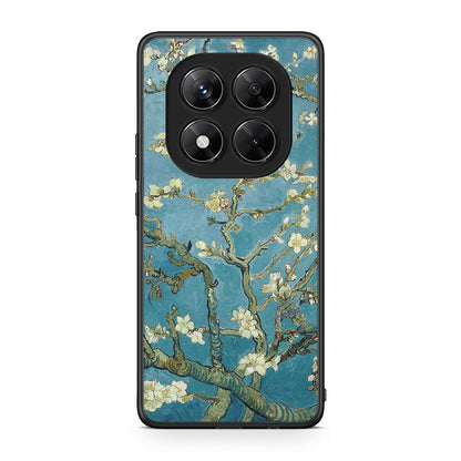 Xiaomi Redmi Note 14 Pro 5G / Poco X7 White Blossoms θήκη από τη Smartfits με σχέδιο στο πίσω μέρος και μαύρο περίβλημα | Smartphone case with colorful back and black bezels by Smartfits