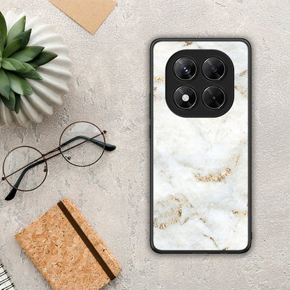 White Gold Marble - Xiaomi Redmi Note 14 Pro 5G / Poco X7 θήκη
