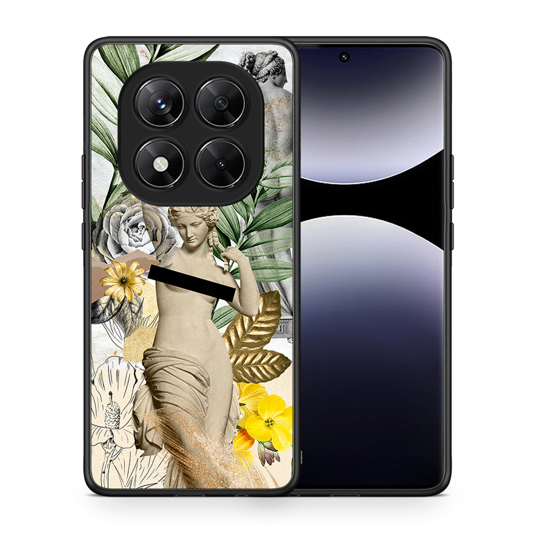 Θήκη Xiaomi Redmi Note 14 Pro 5G / Poco X7 Woman Statue από τη Smartfits με σχέδιο στο πίσω μέρος και μαύρο περίβλημα | Xiaomi Redmi Note 14 Pro 5G / Poco X7 Woman Statue case with colorful back and black bezels