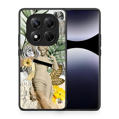 Θήκη Xiaomi Redmi Note 14 Pro 5G / Poco X7 Woman Statue από τη Smartfits με σχέδιο στο πίσω μέρος και μαύρο περίβλημα | Xiaomi Redmi Note 14 Pro 5G / Poco X7 Woman Statue case with colorful back and black bezels