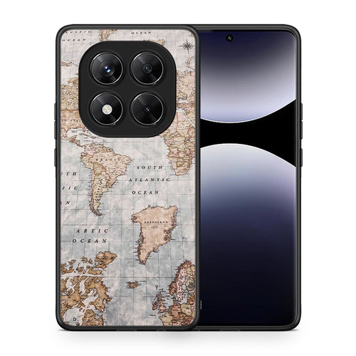 World Map - Xiaomi Redmi Note 14 Pro 5G / Poco X7 θήκη