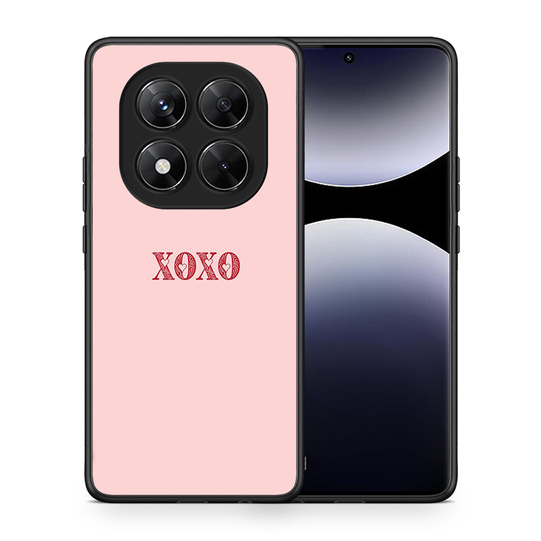 Θήκη Xiaomi Redmi Note 14 Pro 5G / Poco X7 XOXO Love από τη Smartfits με σχέδιο στο πίσω μέρος και μαύρο περίβλημα | Xiaomi Redmi Note 14 Pro 5G / Poco X7 XOXO Love case with colorful back and black bezels