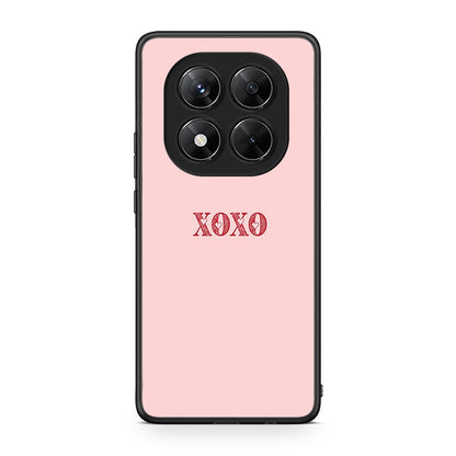 Xiaomi Redmi Note 14 Pro 5G / Poco X7 XOXO Love θήκη από τη Smartfits με σχέδιο στο πίσω μέρος και μαύρο περίβλημα | Smartphone case with colorful back and black bezels by Smartfits
