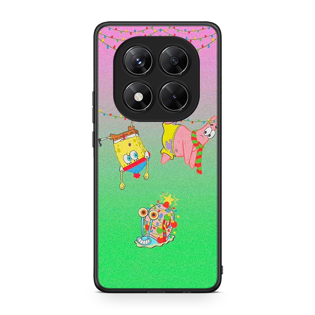 Xiaomi Redmi Note 14 Pro 5G / Poco X7 Xmas Lights θήκη από τη Smartfits με σχέδιο στο πίσω μέρος και μαύρο περίβλημα | Smartphone case with colorful back and black bezels by Smartfits