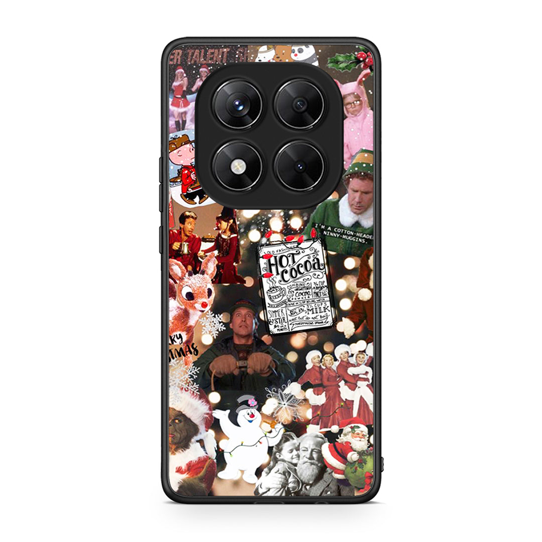 Xiaomi Redmi Note 14 Pro 5G / Poco X7 Xmas Movies θήκη από τη Smartfits με σχέδιο στο πίσω μέρος και μαύρο περίβλημα | Smartphone case with colorful back and black bezels by Smartfits