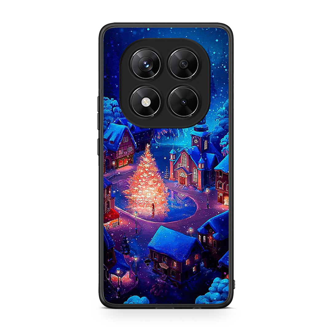 Xiaomi Redmi Note 14 Pro 5G / Poco X7 Xmas Village θήκη από τη Smartfits με σχέδιο στο πίσω μέρος και μαύρο περίβλημα | Smartphone case with colorful back and black bezels by Smartfits