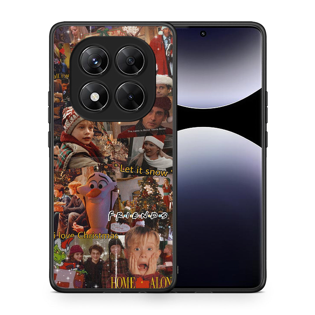 Θήκη Xiaomi Redmi Note 14 Pro 5G / Poco X7 Xmas Wishes από τη Smartfits με σχέδιο στο πίσω μέρος και μαύρο περίβλημα | Xiaomi Redmi Note 14 Pro 5G / Poco X7 Xmas Wishes case with colorful back and black bezels
