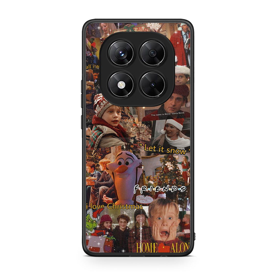 Xiaomi Redmi Note 14 Pro 5G / Poco X7 Xmas Wishes θήκη από τη Smartfits με σχέδιο στο πίσω μέρος και μαύρο περίβλημα | Smartphone case with colorful back and black bezels by Smartfits