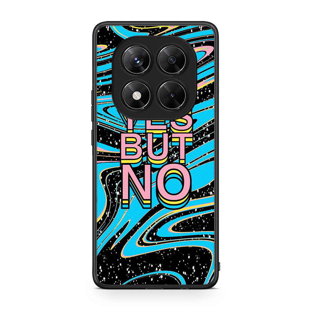 Xiaomi Redmi Note 14 Pro 5G / Poco X7 Yes But No θήκη από τη Smartfits με σχέδιο στο πίσω μέρος και μαύρο περίβλημα | Smartphone case with colorful back and black bezels by Smartfits