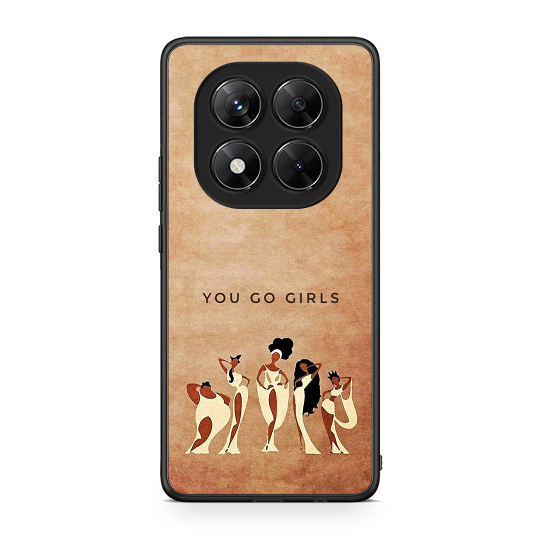Xiaomi Redmi Note 14 Pro 5G / Poco X7 You Go Girl θήκη από τη Smartfits με σχέδιο στο πίσω μέρος και μαύρο περίβλημα | Smartphone case with colorful back and black bezels by Smartfits