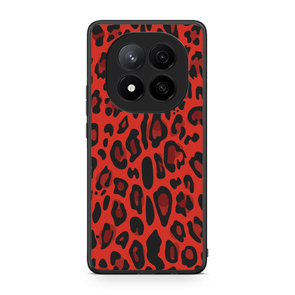 4 - Xiaomi Redmi Note 14 Pro Plus 5G Red Leopard Animal case, cover, bumper