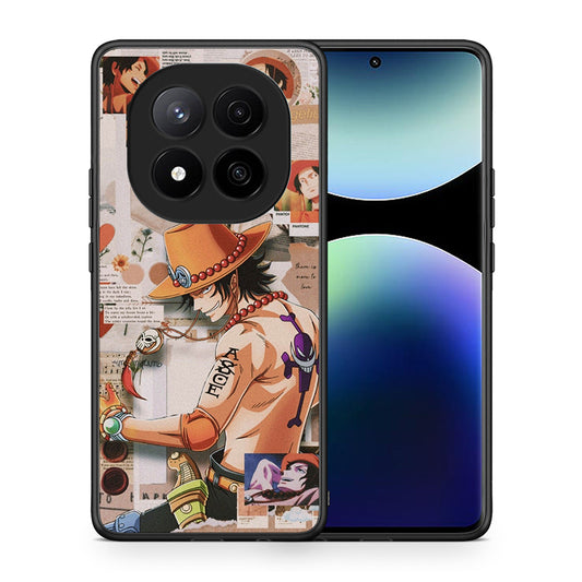Θήκη Xiaomi Redmi Note 14 Pro Plus 5G Anime Collage από τη Smartfits με σχέδιο στο πίσω μέρος και μαύρο περίβλημα | Xiaomi Redmi Note 14 Pro Plus 5G Anime Collage case with colorful back and black bezels