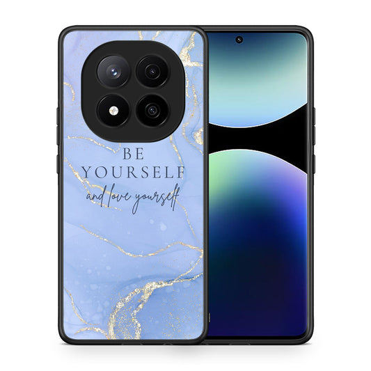 Θήκη Xiaomi Redmi Note 14 Pro Plus 5G Be Yourself από τη Smartfits με σχέδιο στο πίσω μέρος και μαύρο περίβλημα | Xiaomi Redmi Note 14 Pro Plus 5G Be Yourself case with colorful back and black bezels