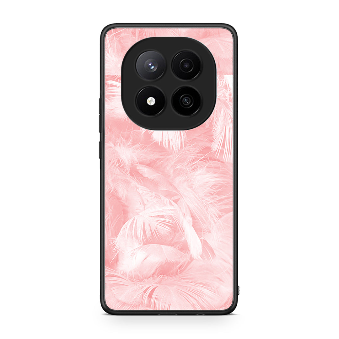 33 - Xiaomi Redmi Note 14 Pro Plus 5G Pink Feather Boho case, cover, bumper