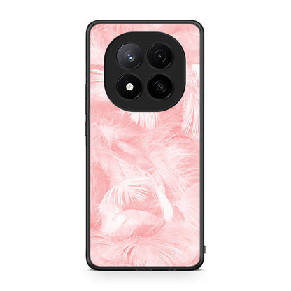 33 - Xiaomi Redmi Note 14 Pro Plus 5G Pink Feather Boho case, cover, bumper