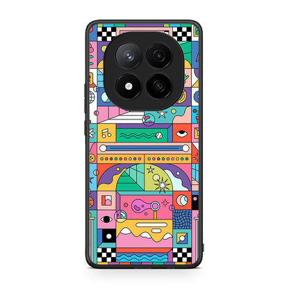 Xiaomi Redmi Note 14 Pro Plus 5G Bubbles Soap θήκη από τη Smartfits με σχέδιο στο πίσω μέρος και μαύρο περίβλημα | Smartphone case with colorful back and black bezels by Smartfits