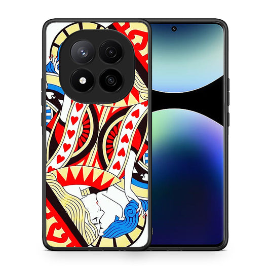 Θήκη Xiaomi Redmi Note 14 Pro Plus 5G Card Love από τη Smartfits με σχέδιο στο πίσω μέρος και μαύρο περίβλημα | Xiaomi Redmi Note 14 Pro Plus 5G Card Love case with colorful back and black bezels