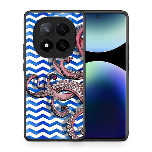 Θήκη Xiaomi Redmi Note 14 Pro Plus 5G Chevron Devilfish από τη Smartfits με σχέδιο στο πίσω μέρος και μαύρο περίβλημα | Xiaomi Redmi Note 14 Pro Plus 5G Chevron Devilfish case with colorful back and black bezels