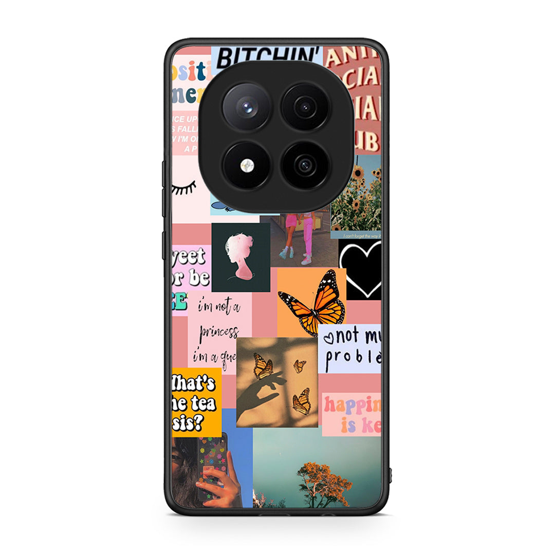 Xiaomi Redmi Note 14 Pro Plus 5G Collage Bitchin Θήκη Αγίου Βαλεντίνου από τη Smartfits με σχέδιο στο πίσω μέρος και μαύρο περίβλημα | Smartphone case with colorful back and black bezels by Smartfits