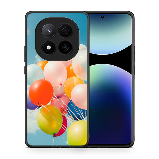 Θήκη Xiaomi Redmi Note 14 Pro Plus 5G Colorful Balloons από τη Smartfits με σχέδιο στο πίσω μέρος και μαύρο περίβλημα | Xiaomi Redmi Note 14 Pro Plus 5G Colorful Balloons case with colorful back and black bezels