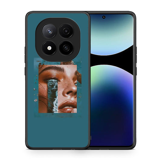 Θήκη Xiaomi Redmi Note 14 Pro Plus 5G Cry An Ocean από τη Smartfits με σχέδιο στο πίσω μέρος και μαύρο περίβλημα | Xiaomi Redmi Note 14 Pro Plus 5G Cry An Ocean case with colorful back and black bezels