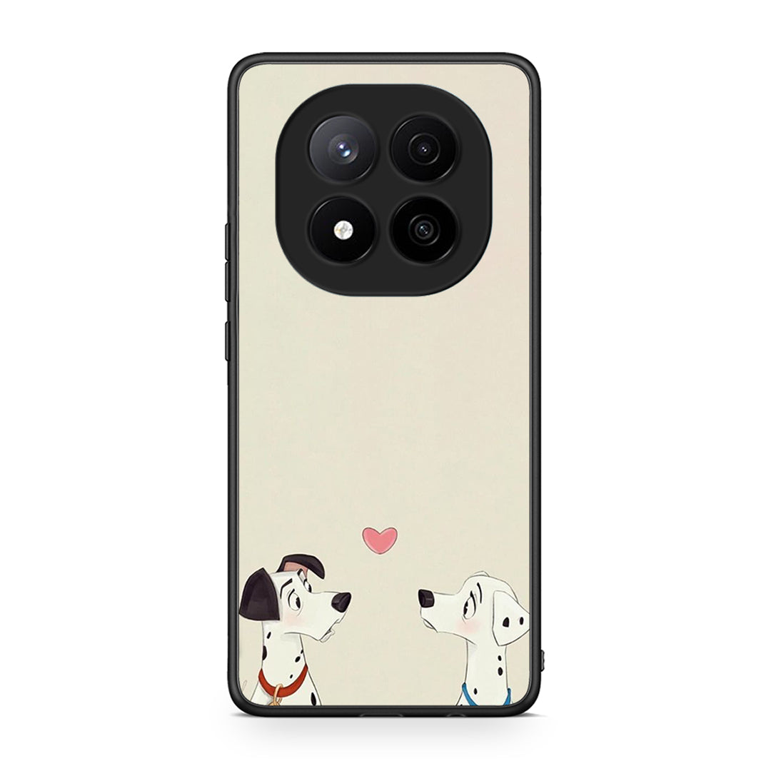 Xiaomi Redmi Note 14 Pro Plus 5G Dalmatians Love θήκη από τη Smartfits με σχέδιο στο πίσω μέρος και μαύρο περίβλημα | Smartphone case with colorful back and black bezels by Smartfits