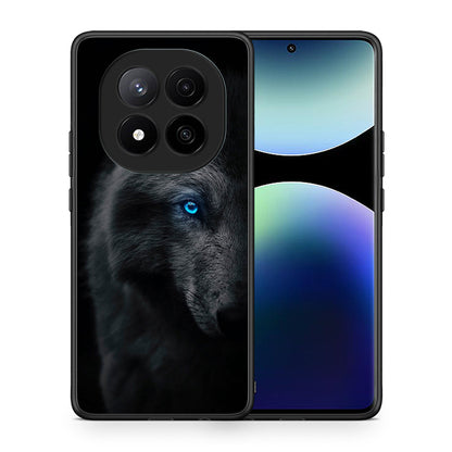 Θήκη Xiaomi Redmi Note 14 Pro Plus 5G Dark Wolf από τη Smartfits με σχέδιο στο πίσω μέρος και μαύρο περίβλημα | Xiaomi Redmi Note 14 Pro Plus 5G Dark Wolf case with colorful back and black bezels