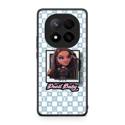 Xiaomi Redmi Note 14 Pro Plus 5G Devil Baby Θήκη Αγίου Βαλεντίνου από τη Smartfits με σχέδιο στο πίσω μέρος και μαύρο περίβλημα | Smartphone case with colorful back and black bezels by Smartfits