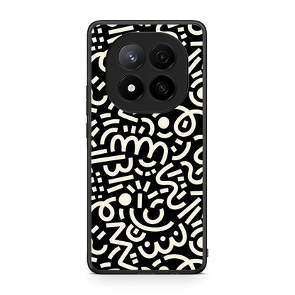 Xiaomi Redmi Note 14 Pro Plus 5G Doodle Art Θήκη από τη Smartfits με σχέδιο στο πίσω μέρος και μαύρο περίβλημα | Smartphone case with colorful back and black bezels by Smartfits