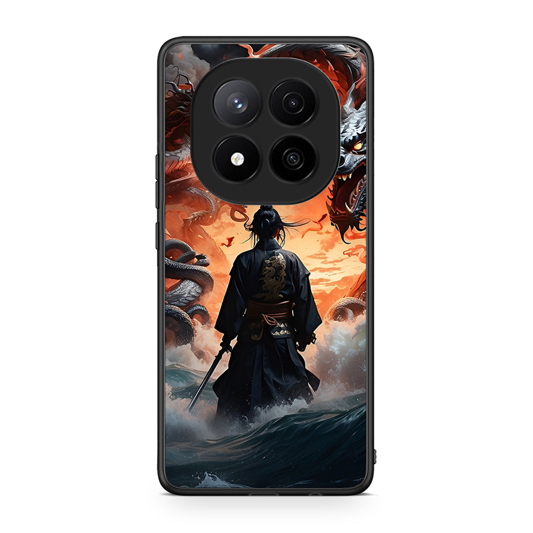 Xiaomi Redmi Note 14 Pro Plus 5G Dragons Fight θήκη από τη Smartfits με σχέδιο στο πίσω μέρος και μαύρο περίβλημα | Smartphone case with colorful back and black bezels by Smartfits