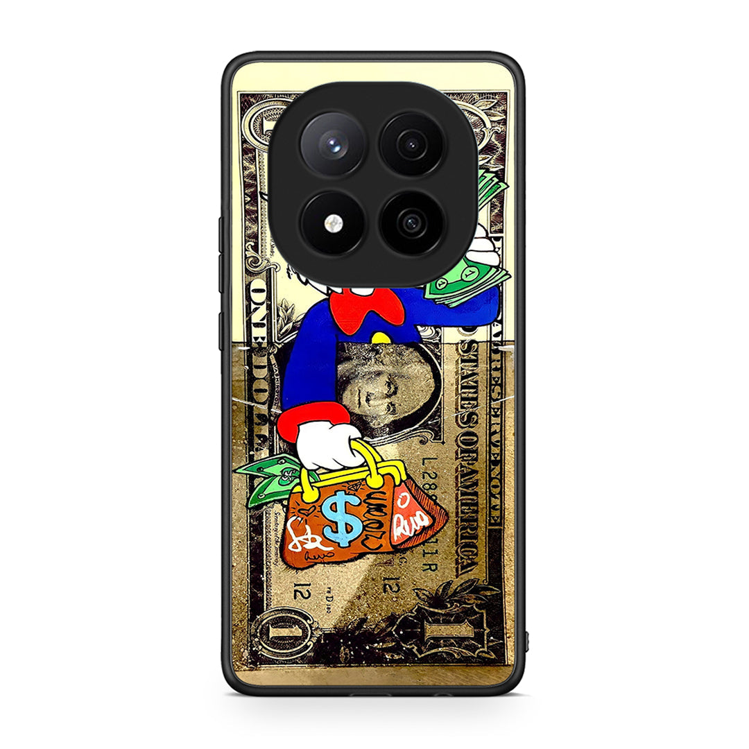 Xiaomi Redmi Note 14 Pro Plus 5G Duck Money Θήκη από τη Smartfits με σχέδιο στο πίσω μέρος και μαύρο περίβλημα | Smartphone case with colorful back and black bezels by Smartfits