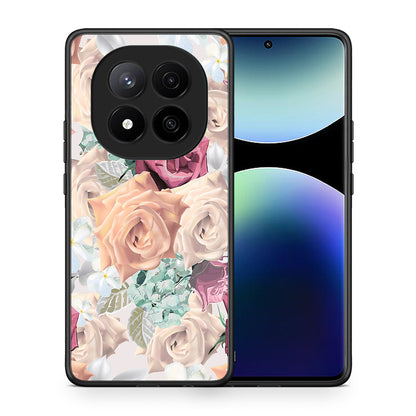Θήκη Xiaomi Redmi Note 14 Pro Plus 5G Bouquet Floral από τη Smartfits με σχέδιο στο πίσω μέρος και μαύρο περίβλημα | Xiaomi Redmi Note 14 Pro Plus 5G Bouquet Floral case with colorful back and black bezels