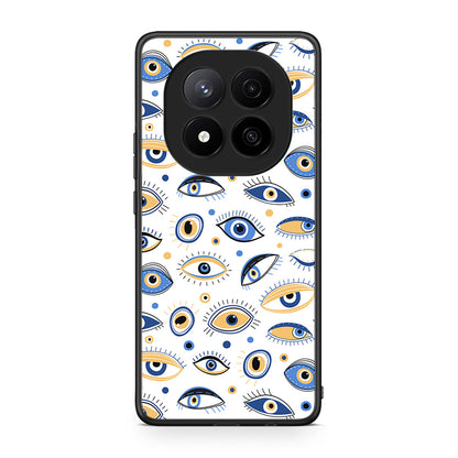 Xiaomi Redmi Note 14 Pro Plus 5G Ftou Ftou θήκη από τη Smartfits με σχέδιο στο πίσω μέρος και μαύρο περίβλημα | Smartphone case with colorful back and black bezels by Smartfits