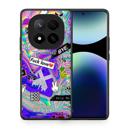 Θήκη Xiaomi Redmi Note 14 Pro Plus 5G Game Over από τη Smartfits με σχέδιο στο πίσω μέρος και μαύρο περίβλημα | Xiaomi Redmi Note 14 Pro Plus 5G Game Over case with colorful back and black bezels