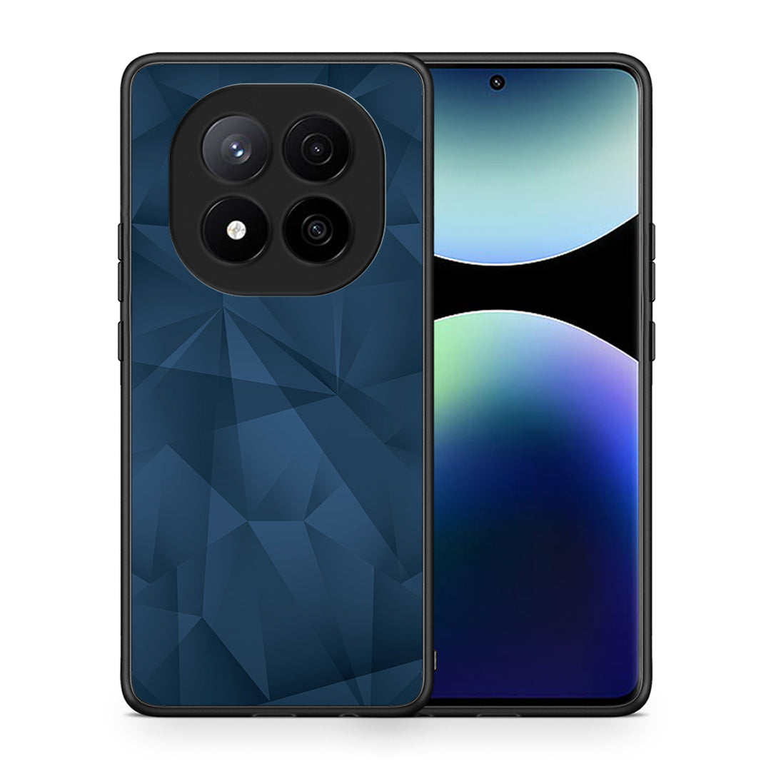 Θήκη Xiaomi Redmi Note 14 Pro Plus 5G Blue Abstract Geometric από τη Smartfits με σχέδιο στο πίσω μέρος και μαύρο περίβλημα | Xiaomi Redmi Note 14 Pro Plus 5G Blue Abstract Geometric case with colorful back and black bezels