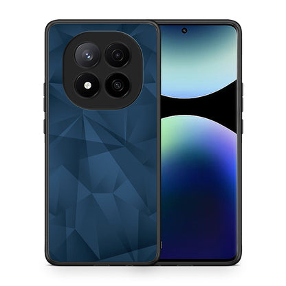 Θήκη Xiaomi Redmi Note 14 Pro Plus 5G Blue Abstract Geometric από τη Smartfits με σχέδιο στο πίσω μέρος και μαύρο περίβλημα | Xiaomi Redmi Note 14 Pro Plus 5G Blue Abstract Geometric case with colorful back and black bezels
