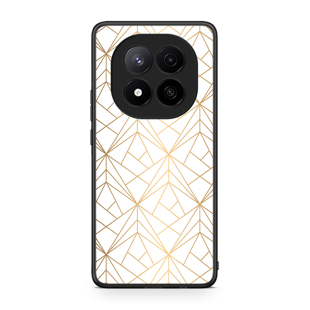 111 - Xiaomi Redmi Note 14 Pro Plus 5G Luxury White Geometric case, cover, bumper