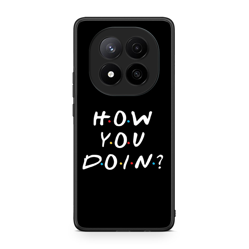 Xiaomi Redmi Note 14 Pro Plus 5G How You Doin θήκη από τη Smartfits με σχέδιο στο πίσω μέρος και μαύρο περίβλημα | Smartphone case with colorful back and black bezels by Smartfits