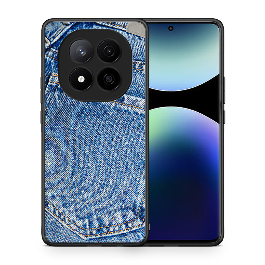 Θήκη Xiaomi Redmi Note 14 Pro Plus 5G Jeans Pocket από τη Smartfits με σχέδιο στο πίσω μέρος και μαύρο περίβλημα | Xiaomi Redmi Note 14 Pro Plus 5G Jeans Pocket case with colorful back and black bezels
