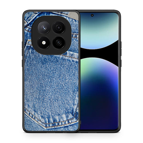 Θήκη Xiaomi Redmi Note 14 Pro Plus 5G Jeans Pocket από τη Smartfits με σχέδιο στο πίσω μέρος και μαύρο περίβλημα | Xiaomi Redmi Note 14 Pro Plus 5G Jeans Pocket case with colorful back and black bezels