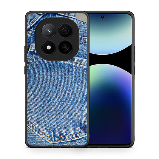 Θήκη Xiaomi Redmi Note 14 Pro Plus 5G Jeans Pocket από τη Smartfits με σχέδιο στο πίσω μέρος και μαύρο περίβλημα | Xiaomi Redmi Note 14 Pro Plus 5G Jeans Pocket case with colorful back and black bezels