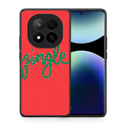 Θήκη Xiaomi Redmi Note 14 Pro Plus 5G Jingle Xmas από τη Smartfits με σχέδιο στο πίσω μέρος και μαύρο περίβλημα | Xiaomi Redmi Note 14 Pro Plus 5G Jingle Xmas case with colorful back and black bezels