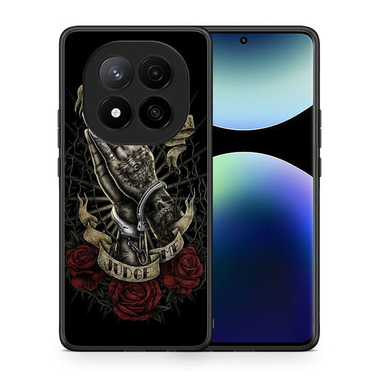 Θήκη Xiaomi Redmi Note 14 Pro Plus 5G Judge By God από τη Smartfits με σχέδιο στο πίσω μέρος και μαύρο περίβλημα | Xiaomi Redmi Note 14 Pro Plus 5G Judge By God case with colorful back and black bezels