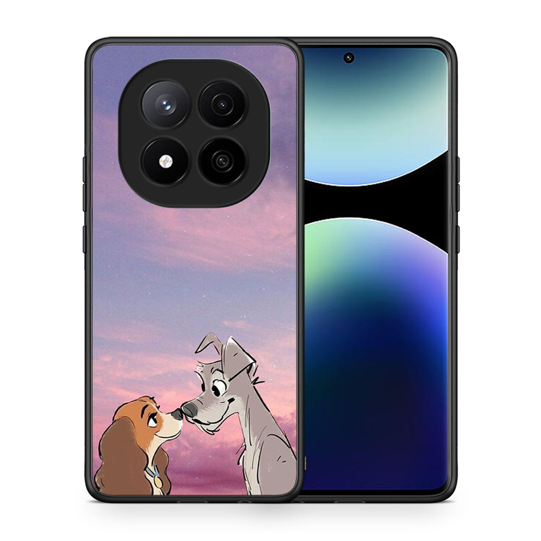 Θήκη Xiaomi Redmi Note 14 Pro Plus 5G Lady And Tramp από τη Smartfits με σχέδιο στο πίσω μέρος και μαύρο περίβλημα | Xiaomi Redmi Note 14 Pro Plus 5G Lady And Tramp case with colorful back and black bezels
