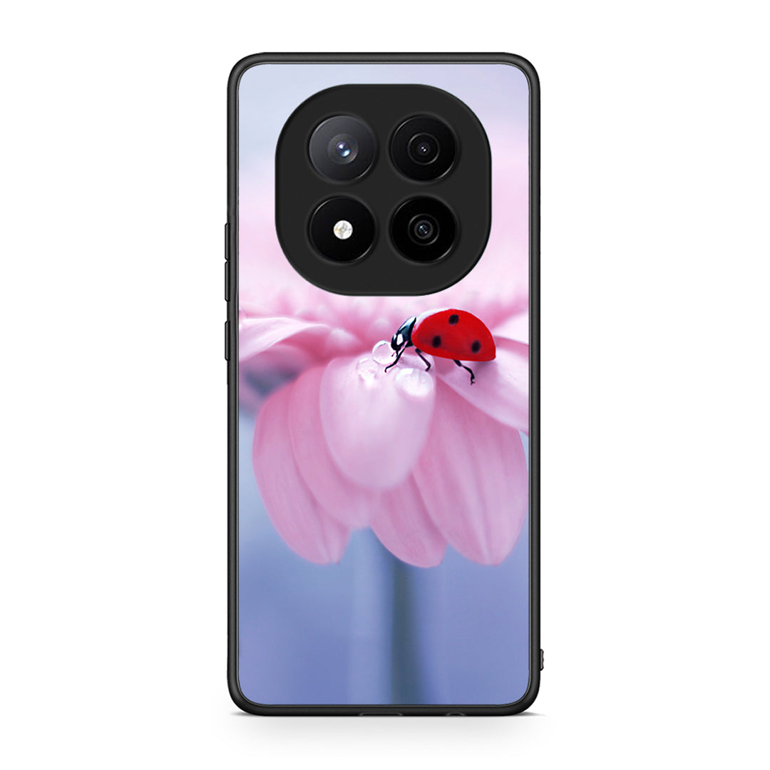 Xiaomi Redmi Note 14 Pro Plus 5G Ladybug Flower θήκη από τη Smartfits με σχέδιο στο πίσω μέρος και μαύρο περίβλημα | Smartphone case with colorful back and black bezels by Smartfits