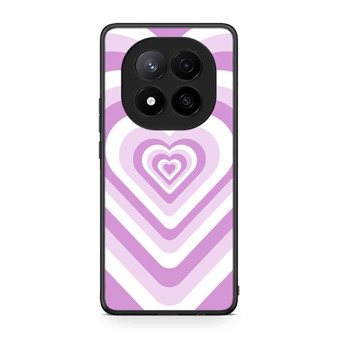 Xiaomi Redmi Note 14 Pro Plus 5G Lilac Hearts θήκη από τη Smartfits με σχέδιο στο πίσω μέρος και μαύρο περίβλημα | Smartphone case with colorful back and black bezels by Smartfits