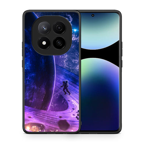 Θήκη Xiaomi Redmi Note 14 Pro Plus 5G Lost Astronaut από τη Smartfits με σχέδιο στο πίσω μέρος και μαύρο περίβλημα | Xiaomi Redmi Note 14 Pro Plus 5G Lost Astronaut case with colorful back and black bezels